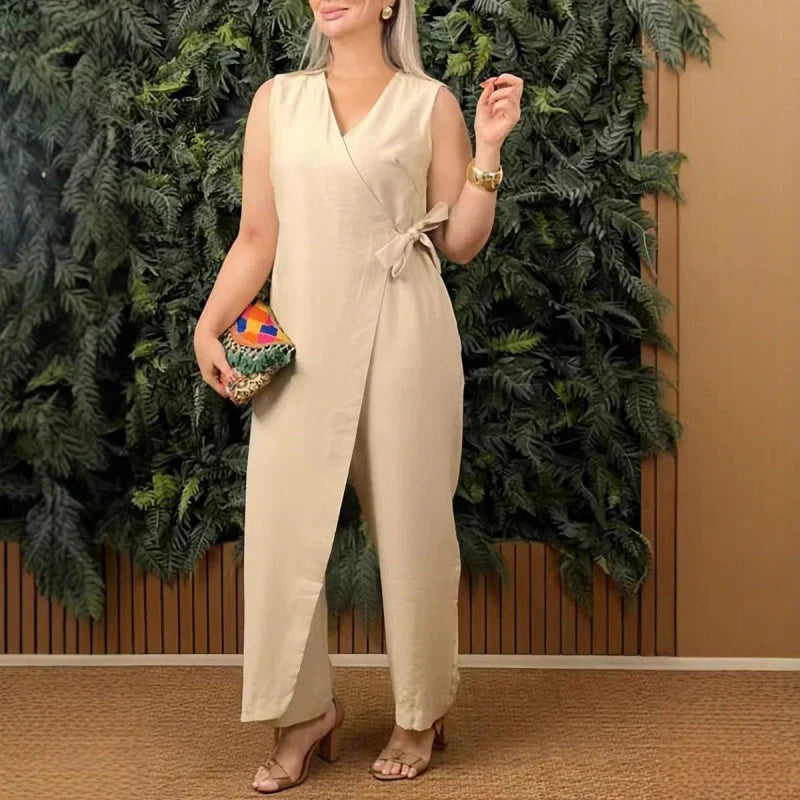 Anna - Elegant jumpsuit med V-hals