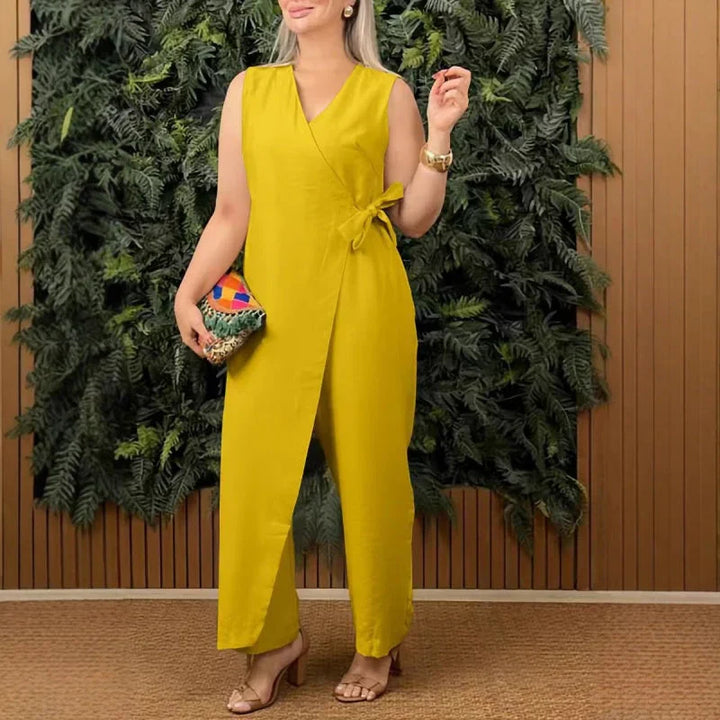 Anna - Elegant jumpsuit med V-hals